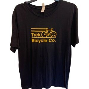 Trek Bicycle Co. Graphic T-Shirt Black Yellow Mens Size L
